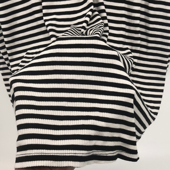 Torrid stripped tank top hi lo ribbed black white - Picture 4 of 4